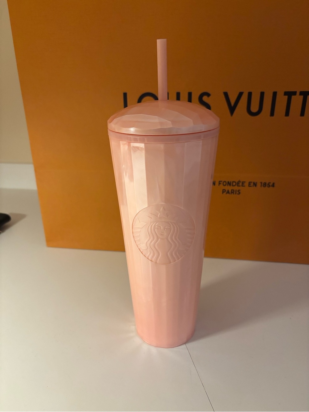 Starbucks Pink Reusable Tumbler with Straw